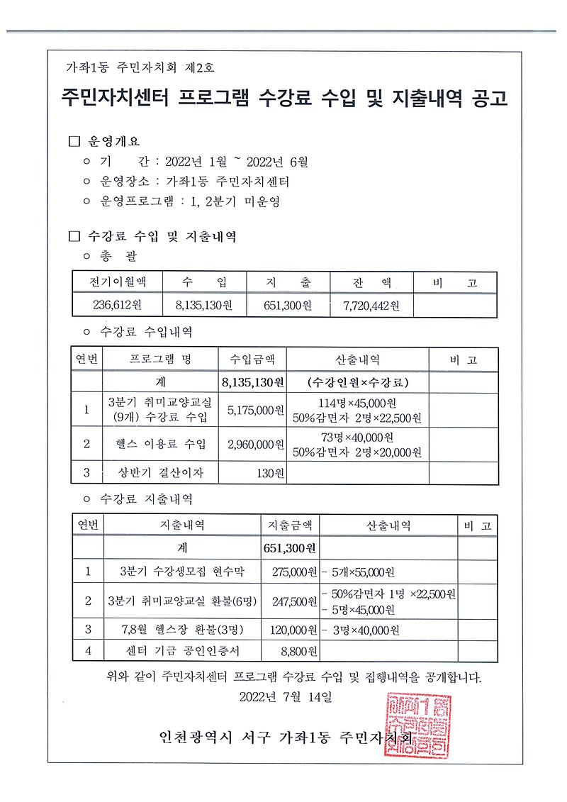 2022년_상반기_주민자치센터_프로그램_수강료_수입_및_지출내역_공고.jpg 이미지