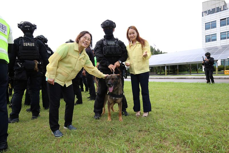 2023년 을지연습 실제훈련 격려 방문 (2023.08.22.) 사진