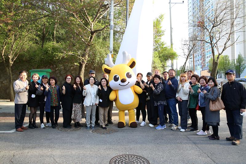 석남약수터 경관조형물 준공식(점등식) (2024.04.18.) 사진