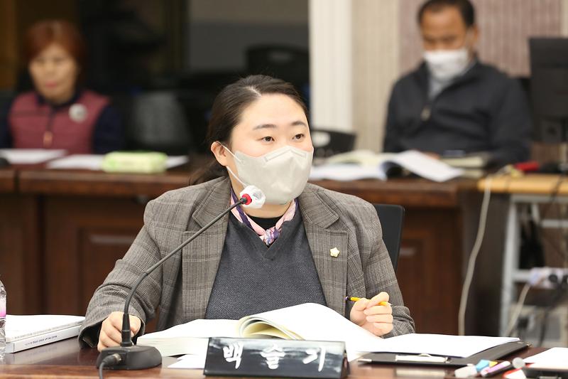 2023년도 행정사무감사 3일 차 (백슬기 위원) 사진