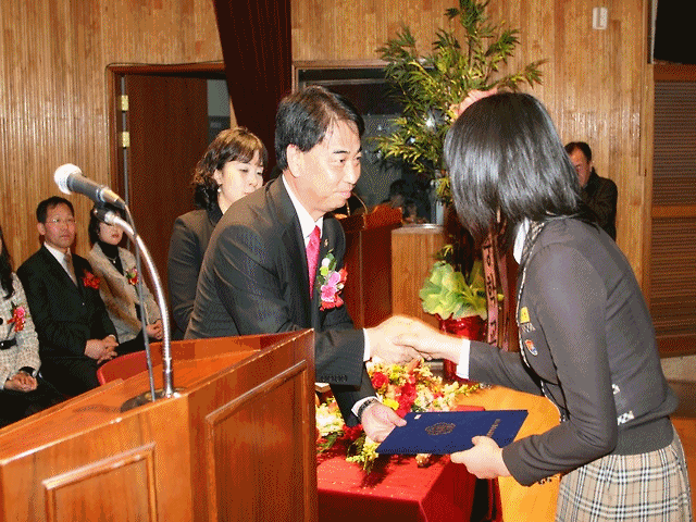 관내 졸업식 참석 사진