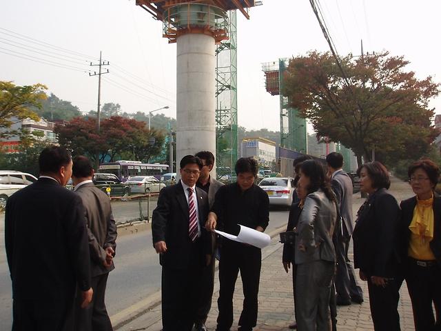 도시철도 2호선 현장방문 사진