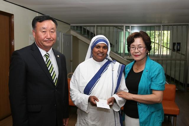 추석맞이 온정의 집 위문 사진