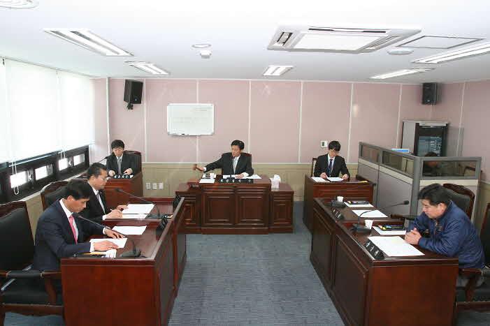 의회운영위원회 개최 사진