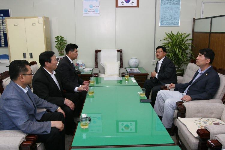 관내 유관기관 방문(서인천 세무서) 사진