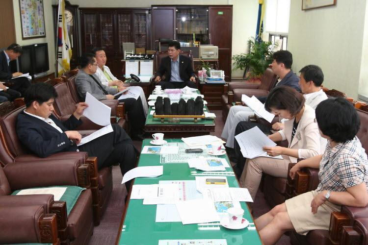 의원 간담회 개최 사진