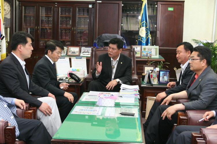 수도권 매립지 신임사장과의 만남 사진