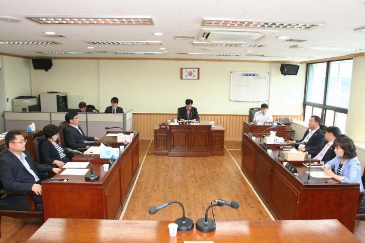 예산결산특별위원회 개최 사진