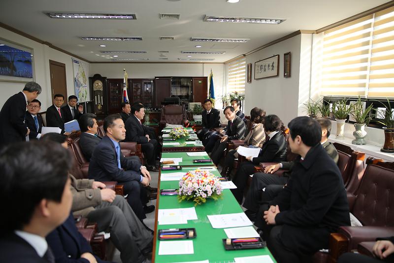 인천광역시장 구의회 방문 사진