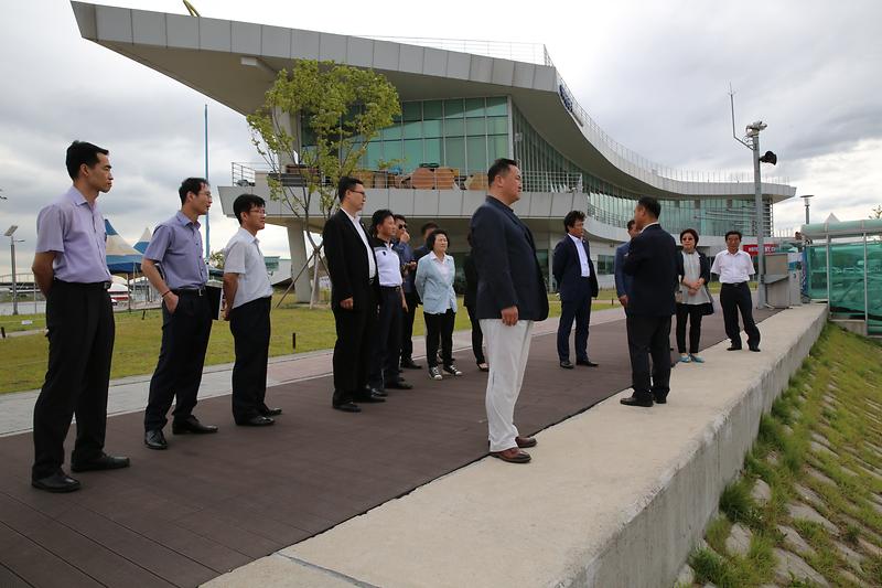 경인아라뱃길 현장방문 사진