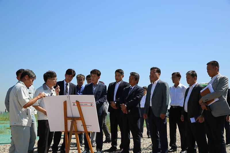 의장단, 수도권매립지관리공사 현장 방문(2017.9.1.) 사진