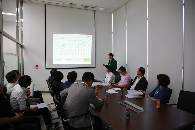 기획총무위원회 현장 방문(M-파크/2017.7.13.) 사진