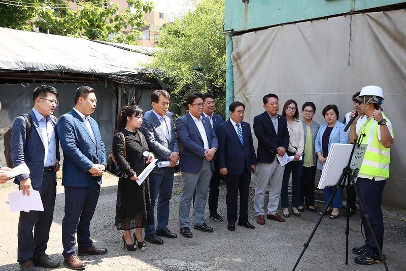 서구의회 의원 [가좌공업지역 디자인거리 조성공사] 현장방문 사진
