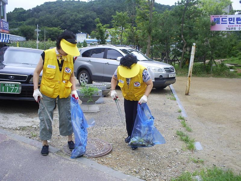 기초질서생활화-대청소실시(2007.8.13) 사진