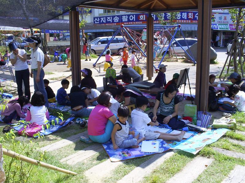 황금들판축제(그림그리기) 사진