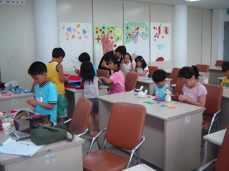 여름방학 특강 (재활용 아트) 사진