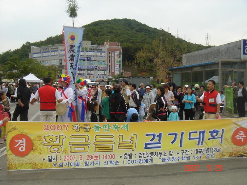 제3회황금들판축제(걷기대회) 사진
