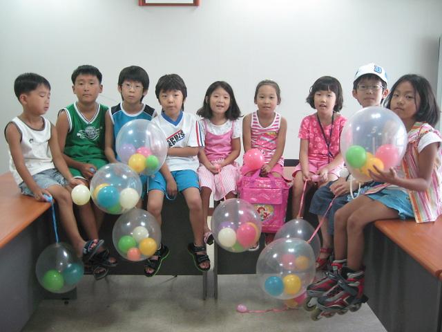2007 여름방학특강 풍선아트 사진
