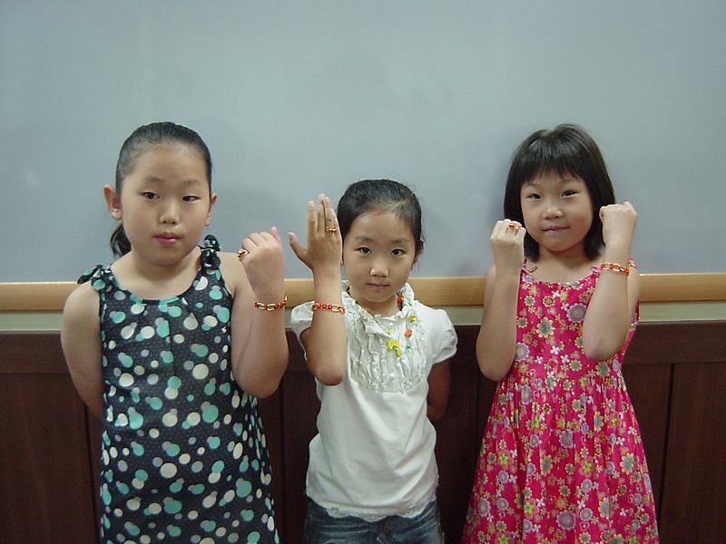 여름방학 특강 비즈 공예 사진