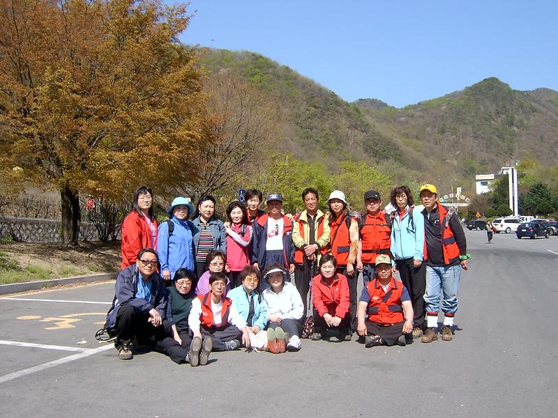 주민자치위원회 등산실시 사진