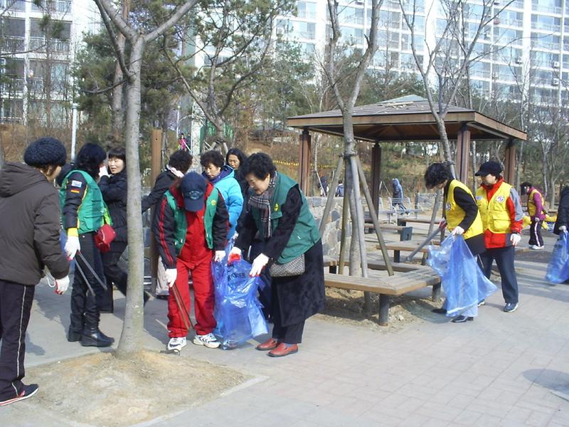 설 맞이 대청소 실시 사진