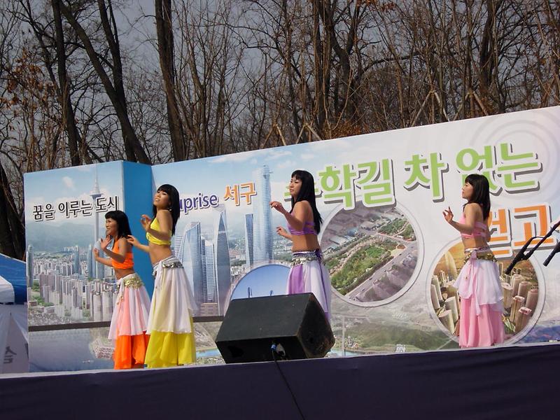2009년 승학길 차없는거리 동아리 발표회 사진