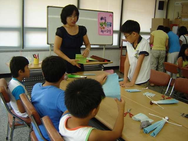 8월 여름방학특강 - 주름지공예 사진