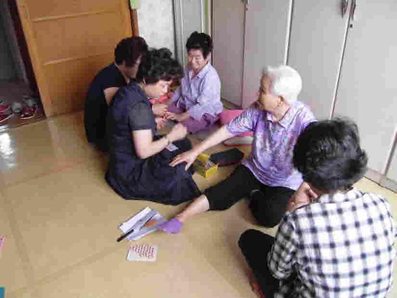 주민자치센터 자원봉사대 활동 사진