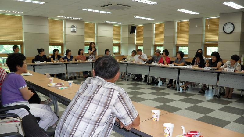 주민자치센터 운영 활성화를 위한 간담회 개최 사진