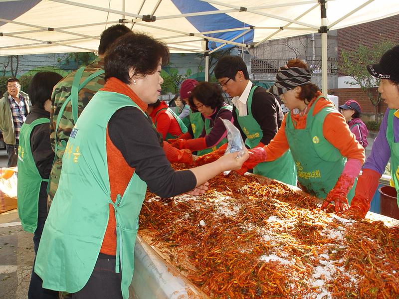 사랑의 김장 나누기 행사 사진