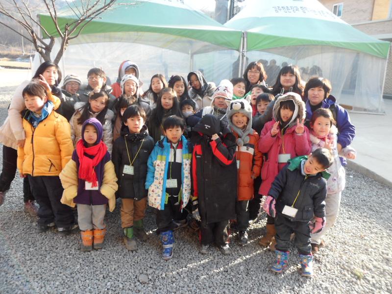 서동이 체험단 - 모두 함께 모여 사진