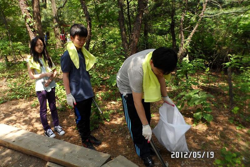 가좌2동 둘레길 환경정비 사진