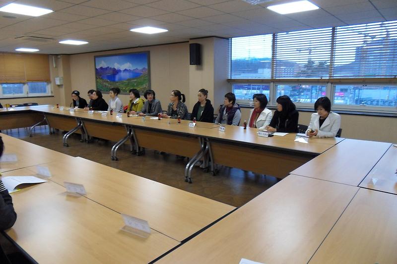 문화교실 강사와의 간담회 개최 사진