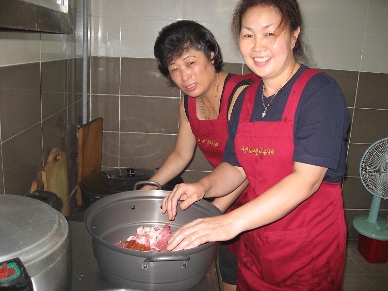 2012년 9월 주민자치센터 밑반찬 봉사대 사진