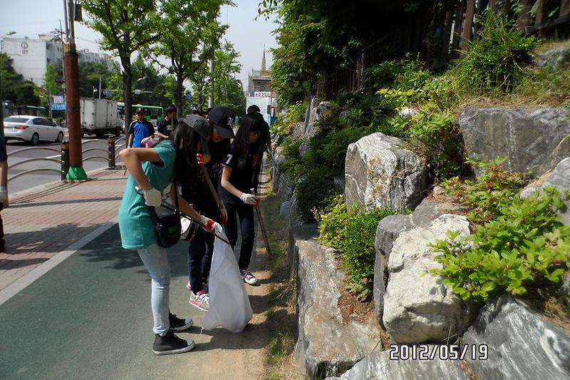 가좌2동 둘레길 환경정비 사진