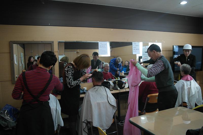 어르신 이미용봉사(2016. 3월) 사진