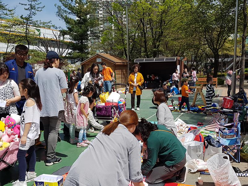 가좌3동 2018 봄 초록장터 개최 사진