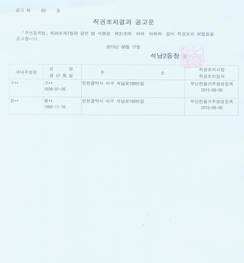 직권조치결과공고문(20150817).jpg 이미지