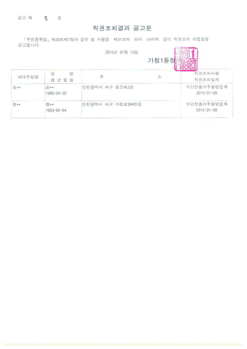 직권조치공고문(송외1인).jpg 이미지