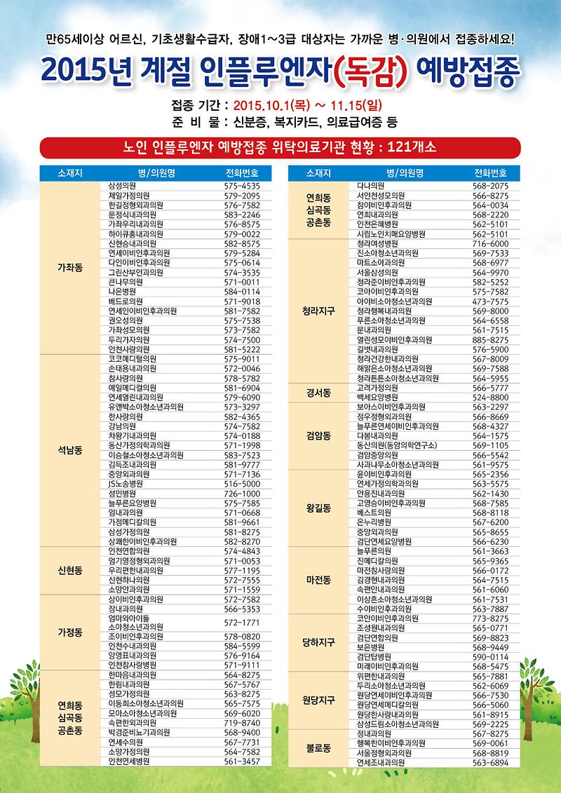 인플루엔자 예방접종 전단지(앞).jpg 이미지