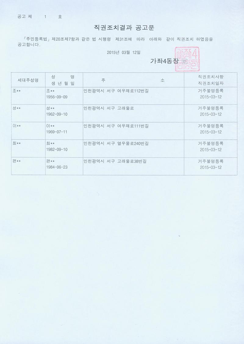 행정상관리주소 이전결과 공고문(20150312).jpg 이미지