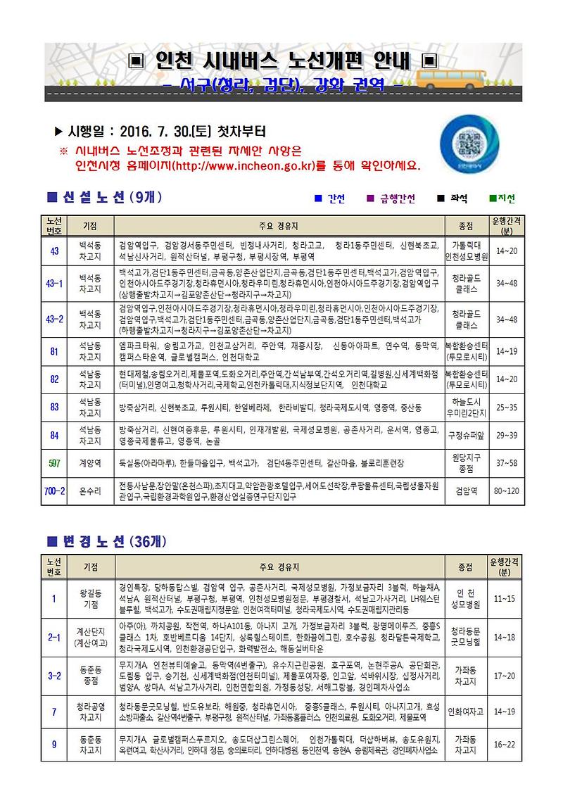 01_인천시내버스노선개편안내(관내 아파트)_서구(청라,검단), 강화001.jpg 이미지