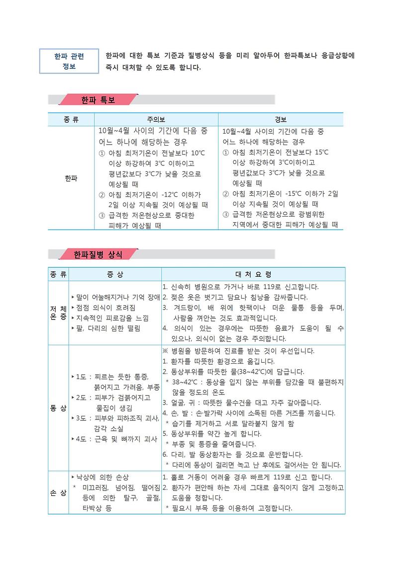한파_국민행동요령005.jpg 이미지