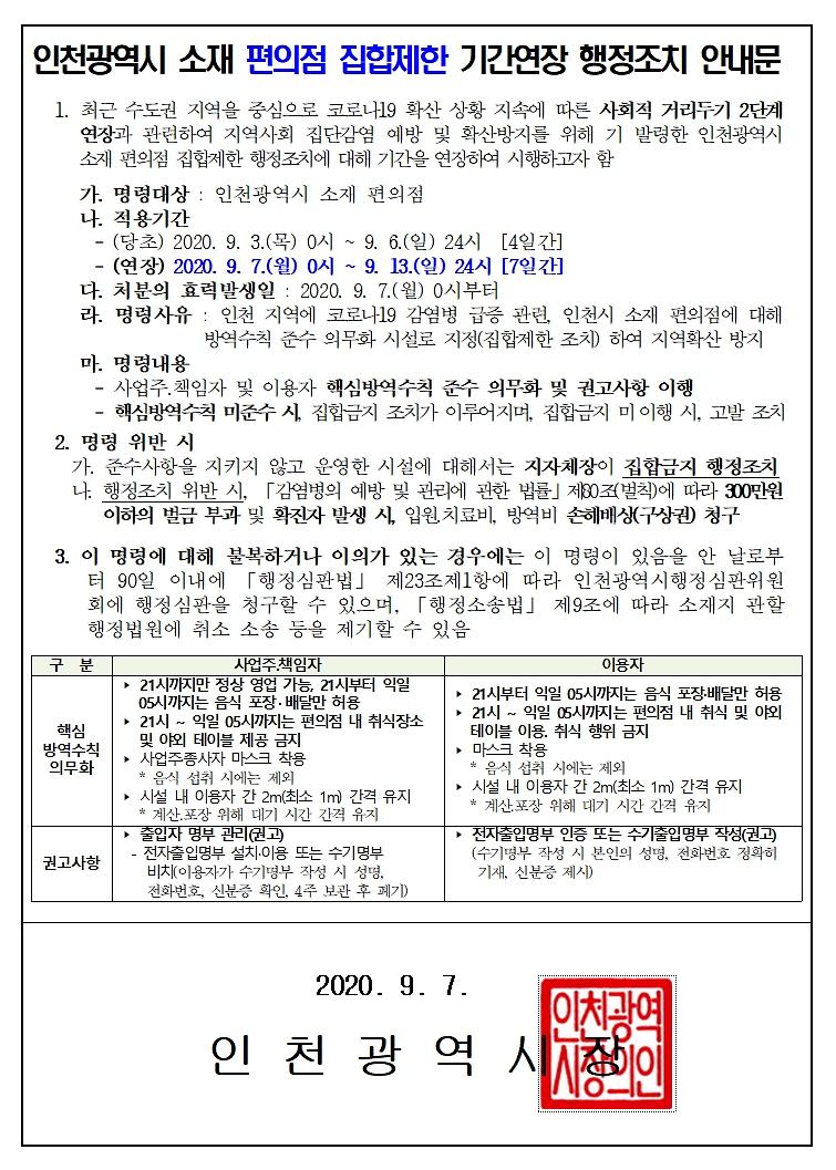 편의점_집합제한_기간연장.jpg 이미지