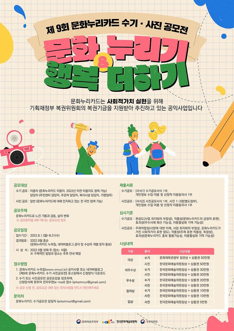제9회_문화누리카드_수기사진공모전_문화_누리기,_행복_더하기_포스터.jpg 이미지