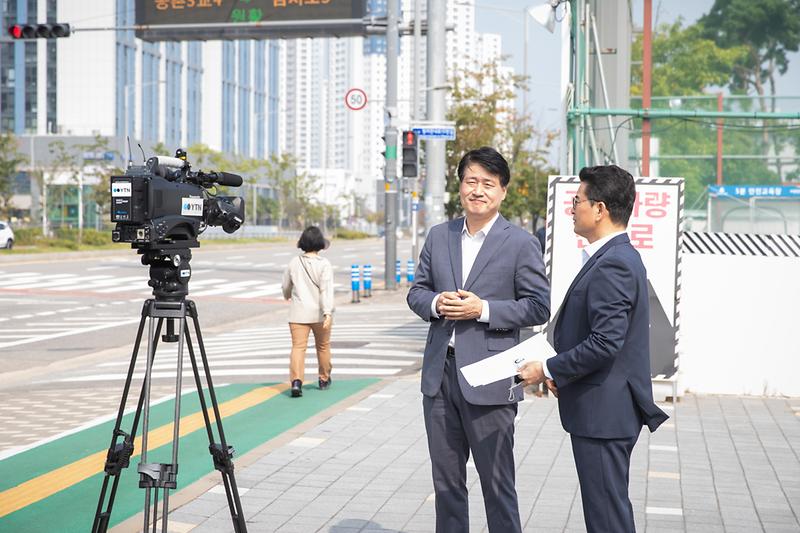 20220929 YTN 시티타워 현장 인터뷰 사진