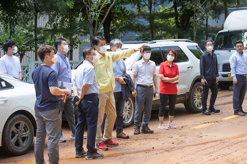 20220810 검단일원 폭우 피해 현장 점검 사진