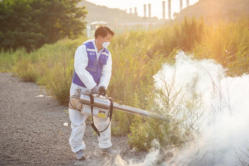 20230720 중부권역  야간 말라리아 합동 방역 사진