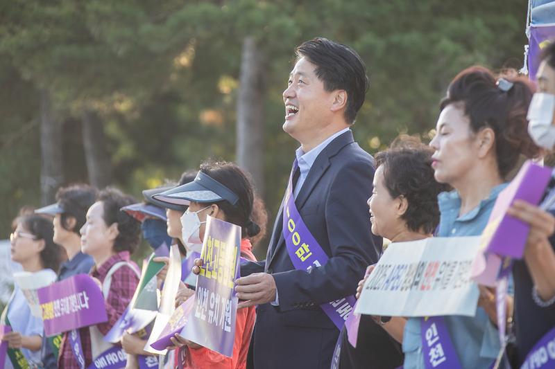 20230907 공공기관 유치 츨근길 홍보 캠페인 사진