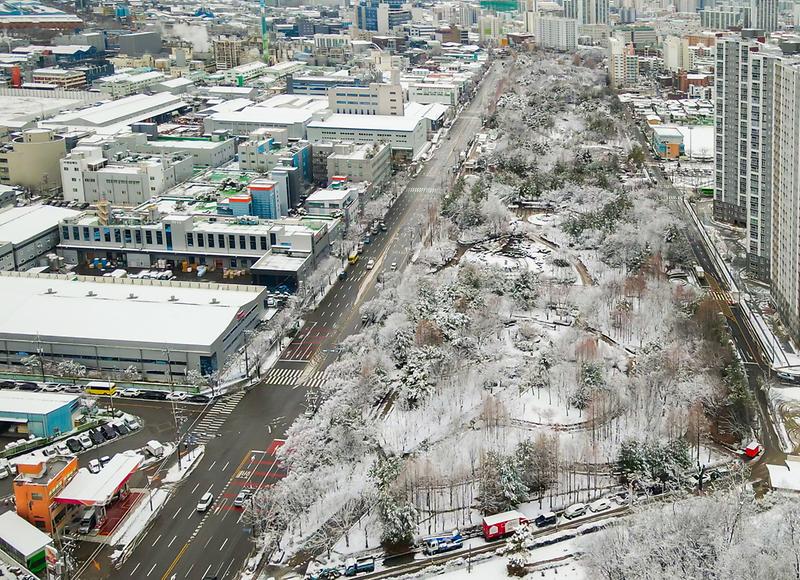 20240222 가좌완충녹지 설경 촬영 사진